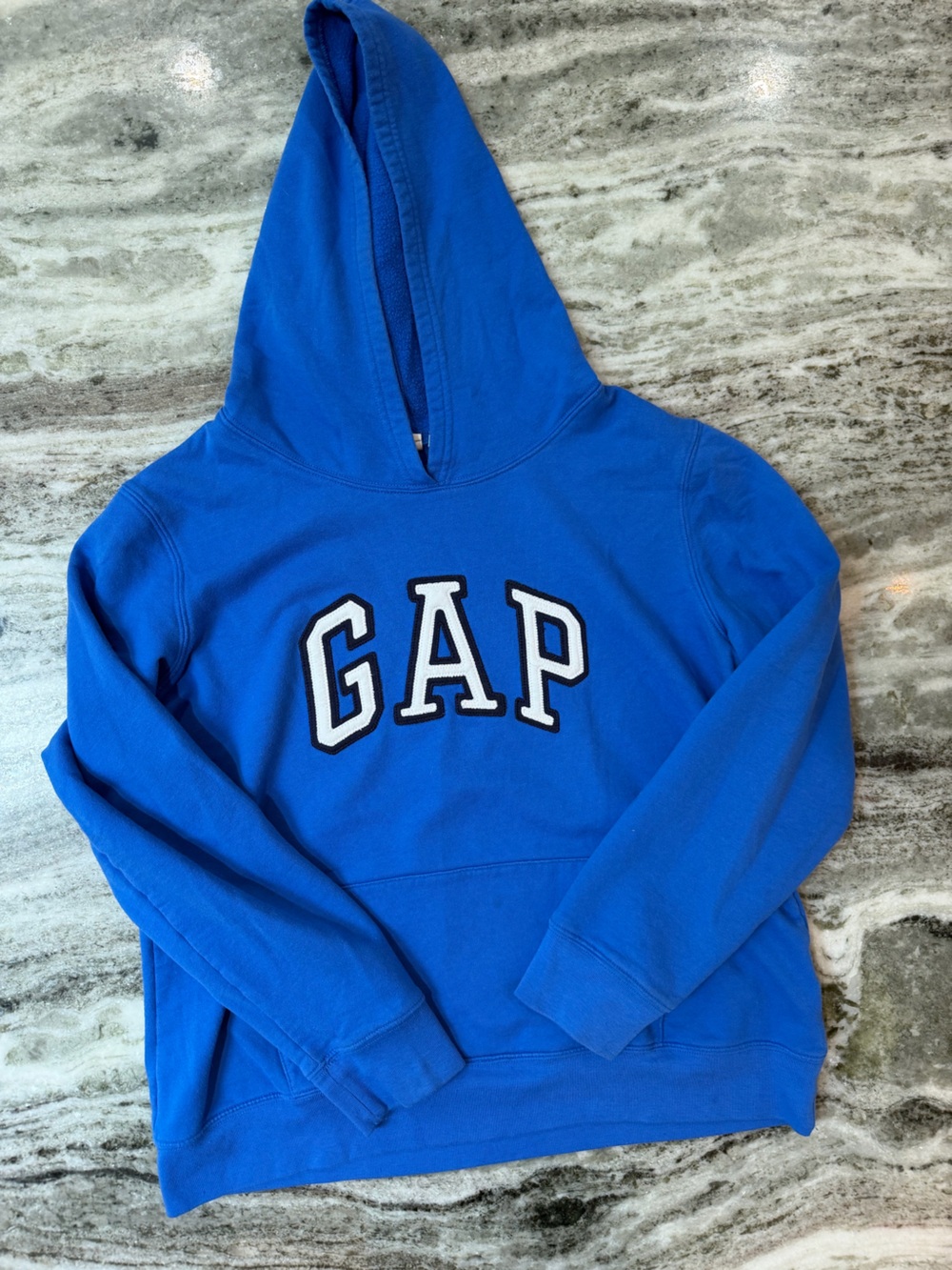 GAP Kids Royal Blue Hooded Sweatshirt with Logo